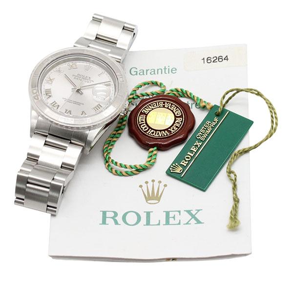 デイトジャスト ロレックス ROLEX 16264 シルバー文字盤 F番 SS/WG