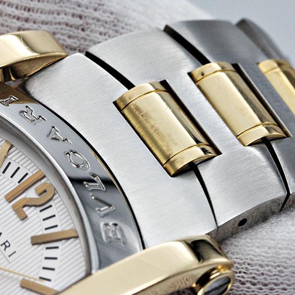BVLGARI（ブルガリ） アショーマ AA44SG デイト ホワイト文字盤 K18YG