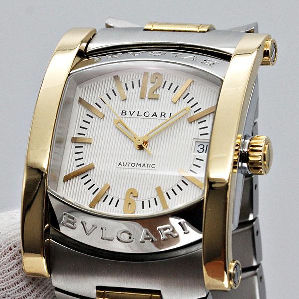 BVLGARI（ブルガリ） アショーマ AA44SG デイト ホワイト文字盤 K18YG