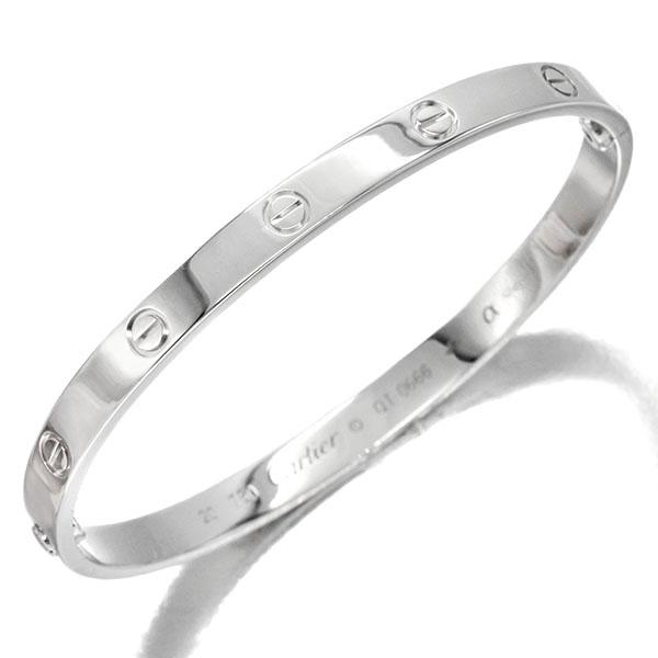 LOVE（Cartier） カルティエ Cartier ラブブレス K18WG #20 ホワイト