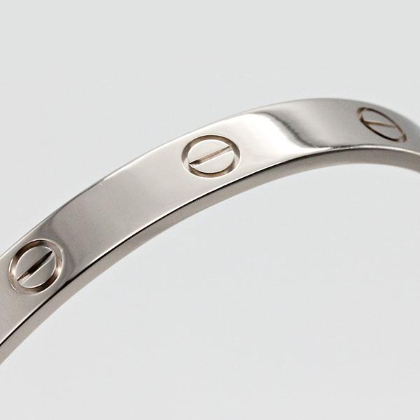 カルティエ ラブブレス 750 K18WG ブレスレット 19 Cartier カルティエ CARTIER ラブブレス ブレスレット バングル