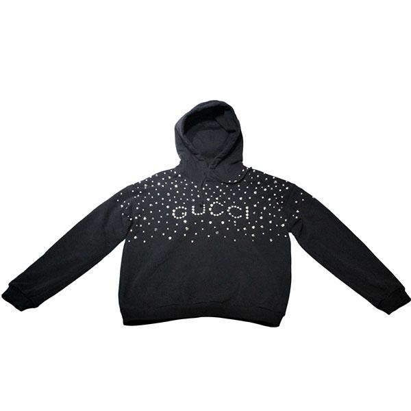 GUCCI（グッチ） GUCCI 23SS スタッズ ロゴ付き プルオーバー
