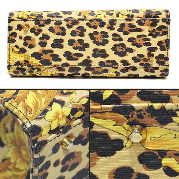 VERSACE（ヴェルサーチェ） ヴェルサーチ レオパード柄 ハンドバッグ 