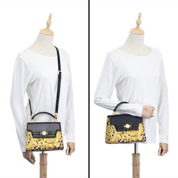 VERSACE（ヴェルサーチェ） ヴェルサーチ レオパード柄 ハンドバッグ 