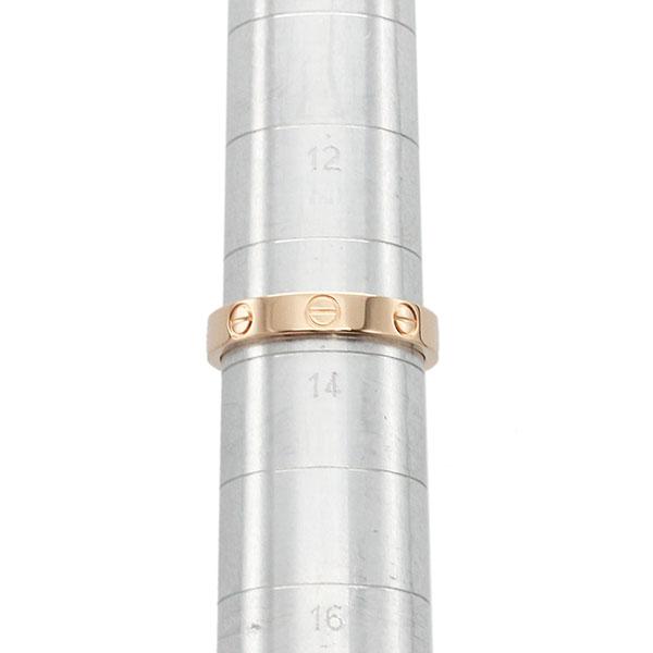 最終値下げ　カルティエ54サイズ　ミニラブ LOVE（Cartier） カルティエ Cartier ミニラブ リング #54 K18PG