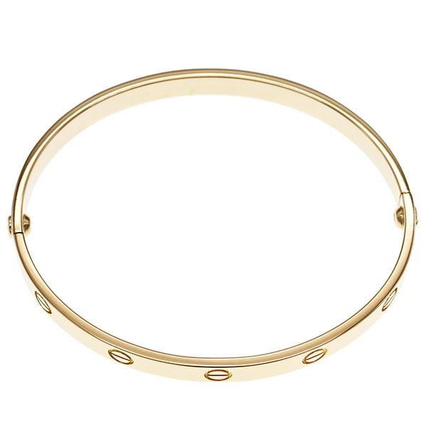 カルティエ ラブブレス 750 K18WG ブレスレット 19 LOVE（Cartier） カルティエ Cartier ラブブレス K18YG #19 ゴールド