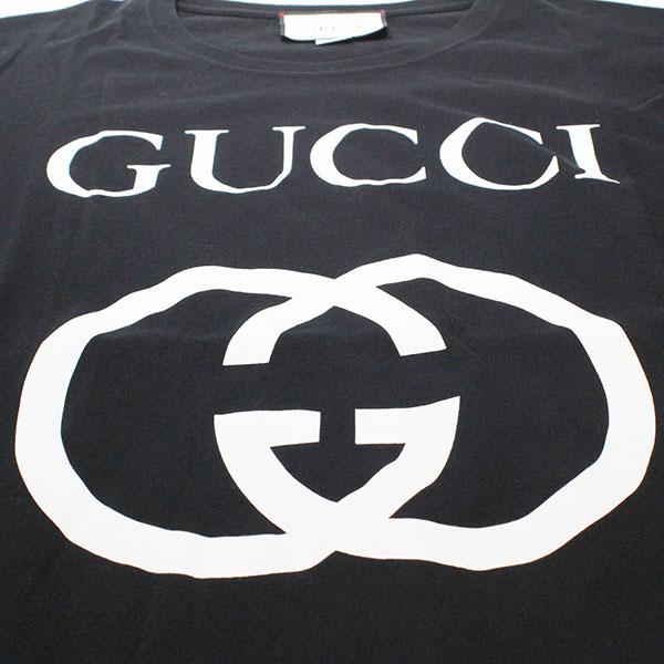 GUCCI グッチ Tシャツ ロゴ インターロッキング プリント GUCCI（グッチ）インターロッキングプリントTシャツ』ハイ