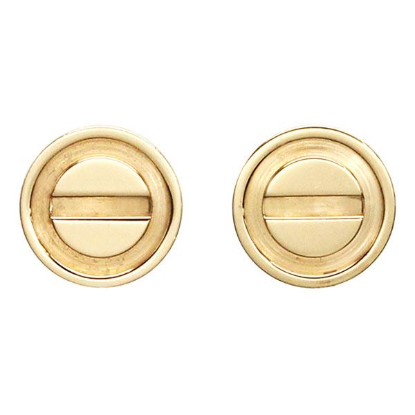 LOVE（Cartier） カルティエ Cartier ラブ スタッド ピアス K18YG 両耳