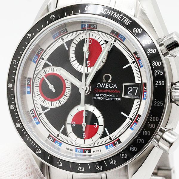 SPEEDMASTER オメガ OMEGA スピードマスター デイト ブラック/レッド