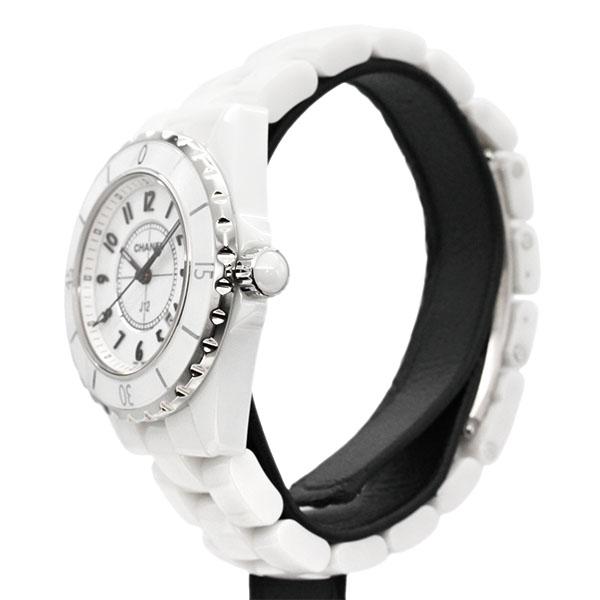 J12 シャネル CHANEL デイト H0968 ホワイト文字盤 ホワイトセラミック