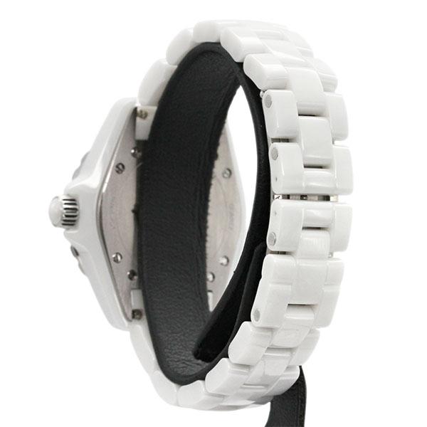 J12 シャネル CHANEL デイト H0968 ホワイト文字盤 ホワイトセラミック