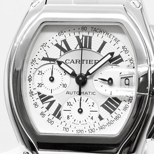 Cartier（カルティエ） ロードスター クロノグラフ W62006X6 シルバー 