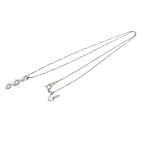 プラチナ スイング ダイヤモンド スライドチェーン ネックレス 45cm D1.00ct 鑑別書 ジュエリー アクセサリー レディース プレゼント_3