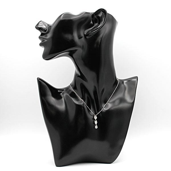 プラチナ スイング ダイヤモンド スライドチェーン ネックレス 45cm D1.00ct 鑑別書 ジュエリー アクセサリー レディース プレゼント_7