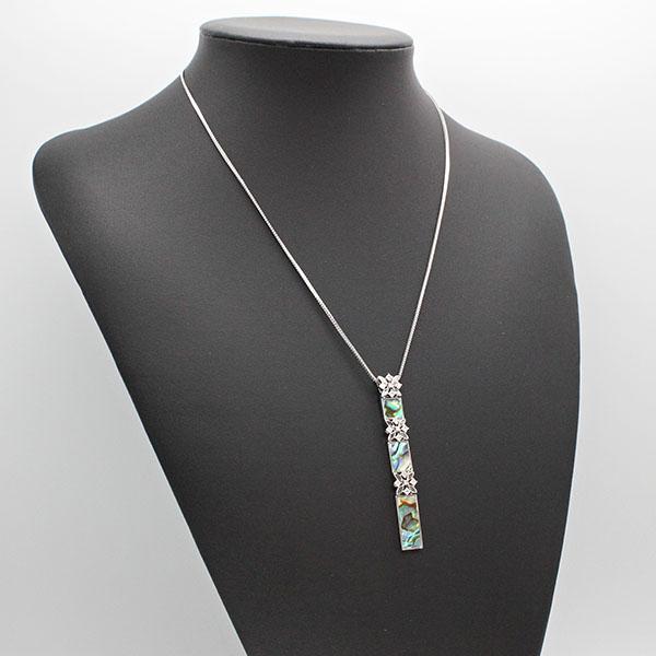 TASAKI（タサキ） TASAKI K18WG シェル ダイヤモンド ネックレス 50cm 