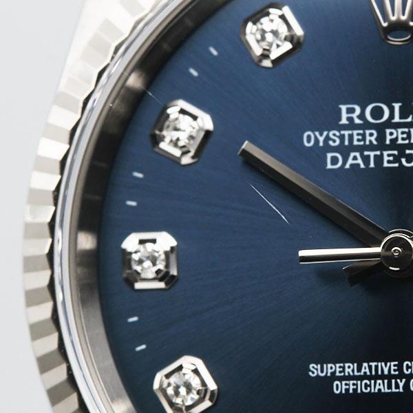 デイトジャスト ロレックス ROLEX デイトジャスト16234G ブルー文字盤