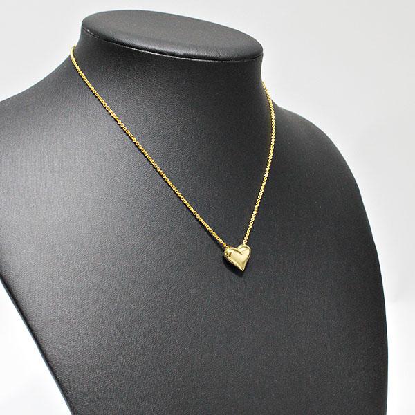 TIFFANY&Co.（ティファニー） ピンチドハート ネックレス 40cm K18YG