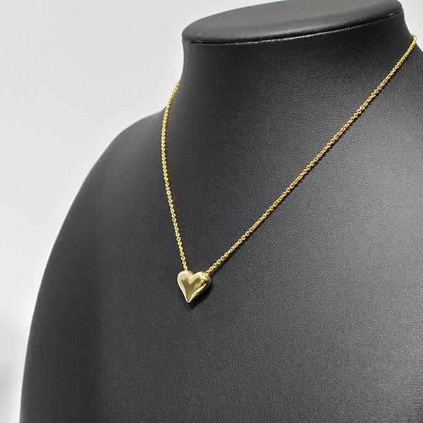 TIFFANY&Co.（ティファニー） ピンチドハート ネックレス 40cm K18YG