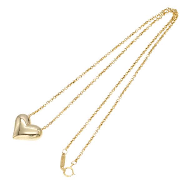 TIFFANY&Co.（ティファニー） ピンチドハート ネックレス 40cm K18YG
