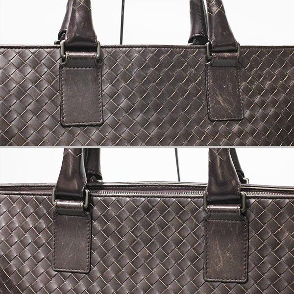 ひーさ ✨ボッテガヴェネタ　2way ビジネスバッグ BOTTEGA VENETA (ボッテガ・ヴェネタ) イントレチャート レザー
