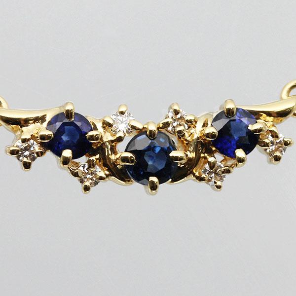 MIKIMOTO（ミキモト） MIKIMOTO K18YG サファイア ダイヤモンド