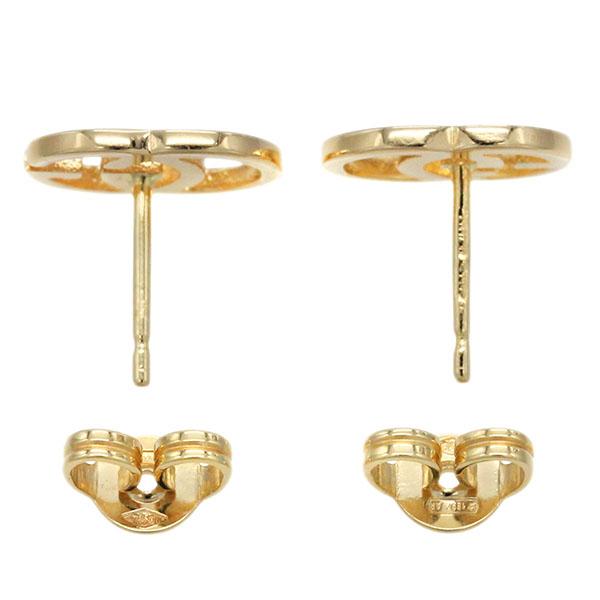 GUCCI（グッチ） GUCCI GGランニング K18YG スタッズ ロゴ ピアス