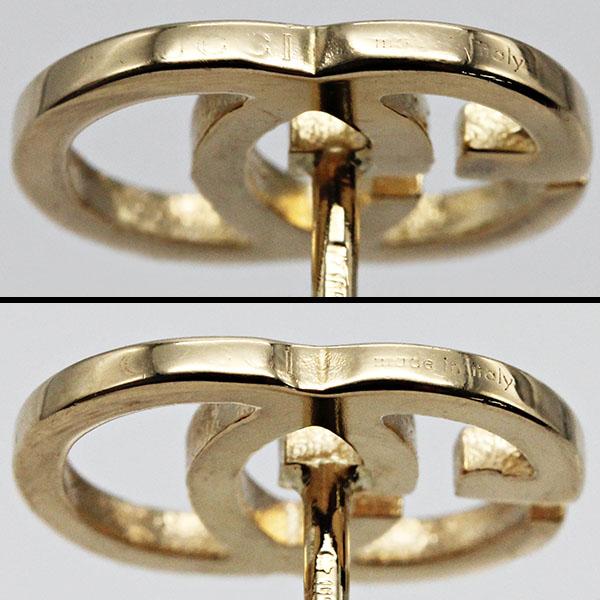 GUCCI（グッチ） GUCCI GGランニング K18YG スタッズ ロゴ ピアス