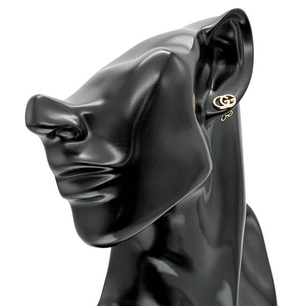 GUCCI（グッチ） GUCCI GGランニング K18YG スタッズ ロゴ ピアス