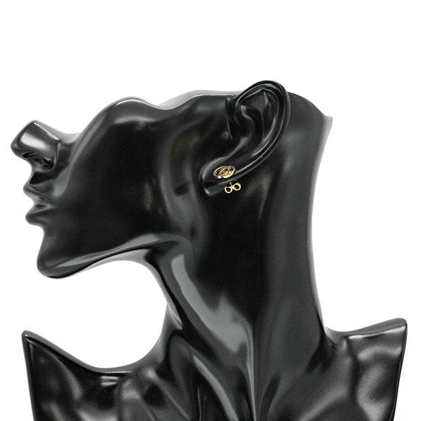 GUCCI（グッチ） GUCCI GGランニング K18YG スタッズ ロゴ ピアス