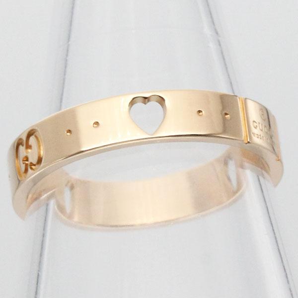 GUCCI（グッチ） アイコン アモール ハート リング 19号 K18PG