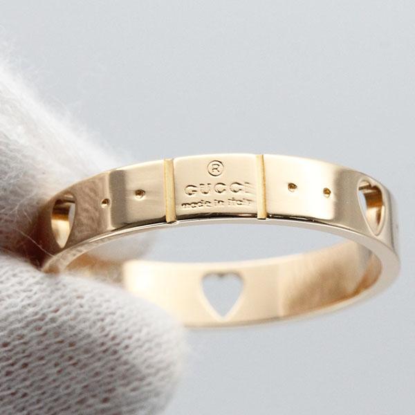 GUCCI アイコンリング19号 GUCCI（グッチ） アイコン アモール ハート リング 19号 K18PG