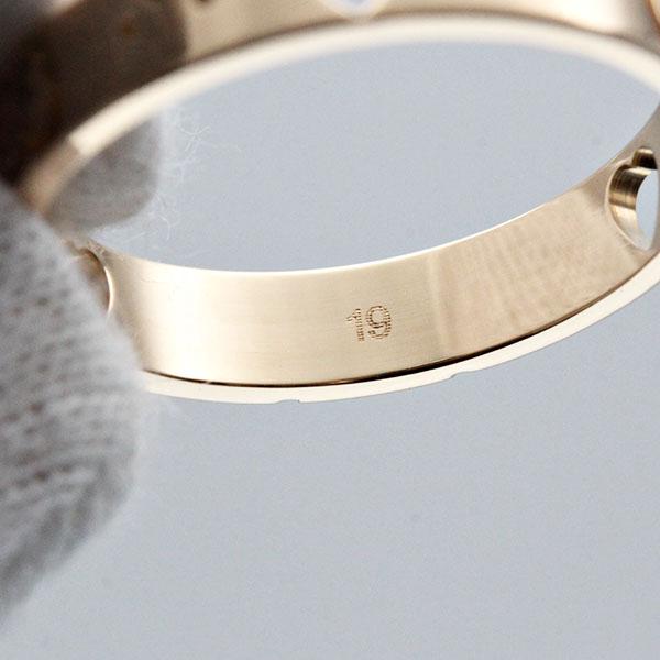 GUCCI（グッチ） アイコン アモール ハート リング 19号 K18PG