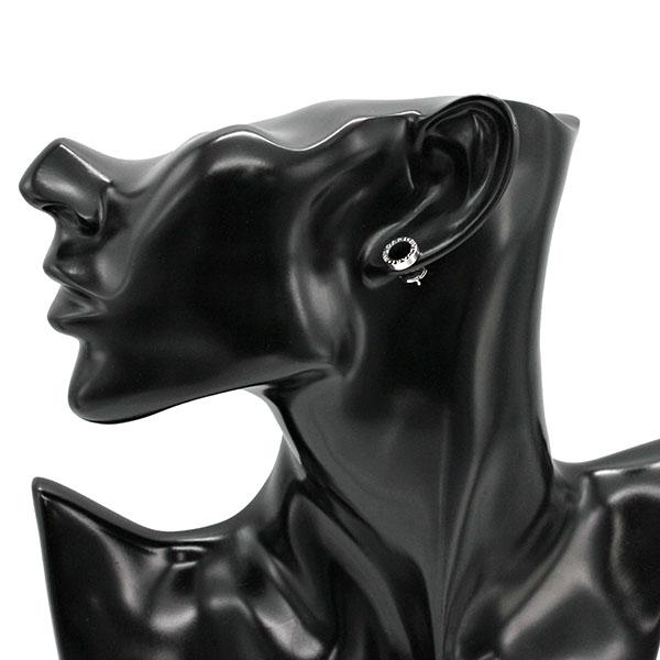 BVLGARI ブルガリ ブラック ピアス(片耳用) 750 K18 18金 BVLGARI ブルガリ ブラック ピアス(片耳用) 750 K18 18金 BVLGARI