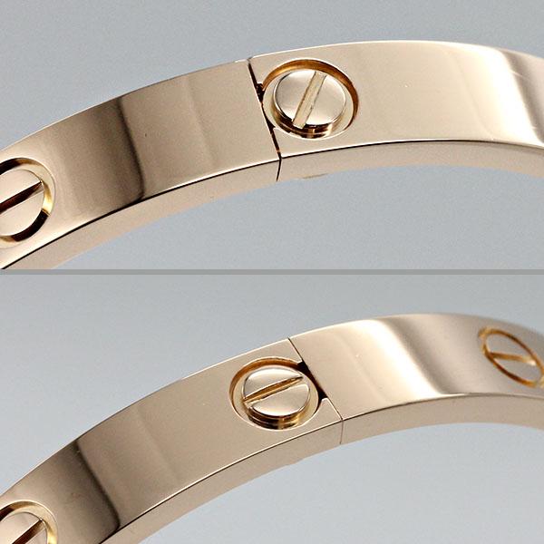 LOVE（Cartier） カルティエ Cartier ラブブレス K18PG #17 ピンク