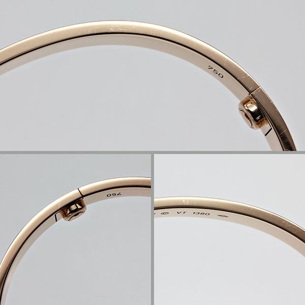LOVE（Cartier） カルティエ Cartier ラブ ブレスレット #17 30.4g