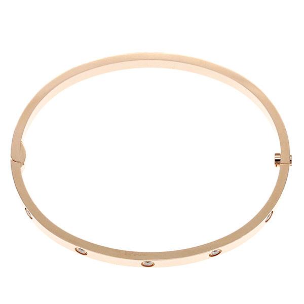 カルティエ　ラブブレス　スモール17 ピンクゴールド LOVE（Cartier） カルティエ Cartier ラブ ブレスレット スモール