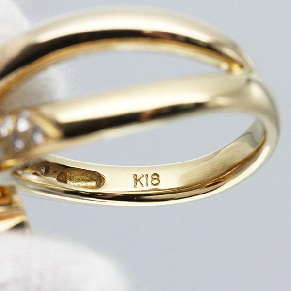 K18YG ルビー ダイヤモンド リング 10.5号 R1.07ct D0.16ct 指輪 宝石