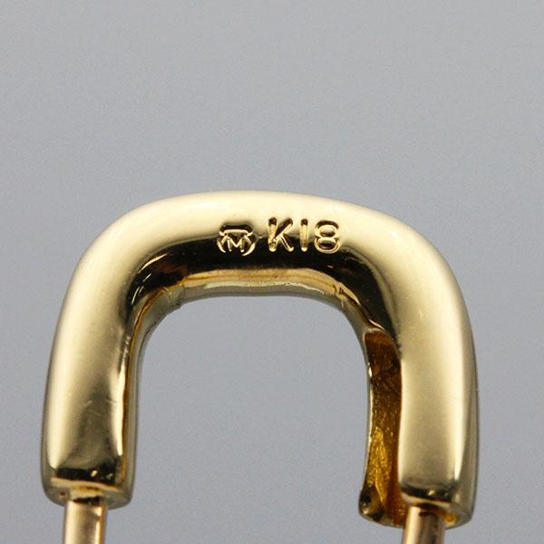 MIKIMOTO（ミキモト） フラワーモチーフ K18YG パール ダイヤ
