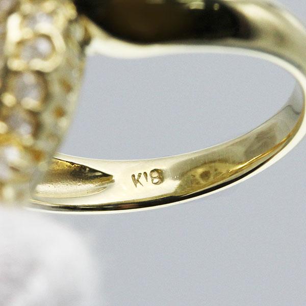 新品仕上げ済み K18YG ダイヤモンド リング 11号 D2.07ct 指輪 宝石