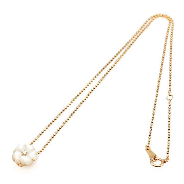 TASAKI（タサキ） フラワーモチーフ K18PG シェル ダイヤモンド