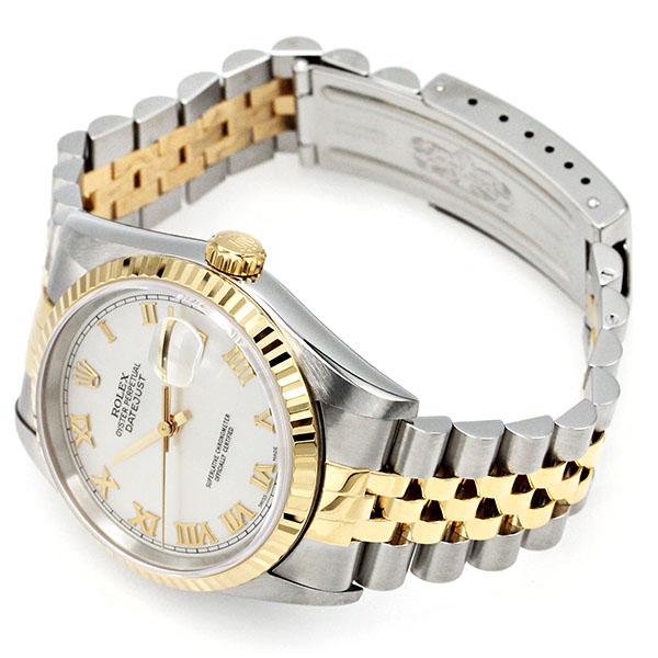 デイトジャスト ロレックス ROLEX 16233NR ホワイトシェル文字盤 T番