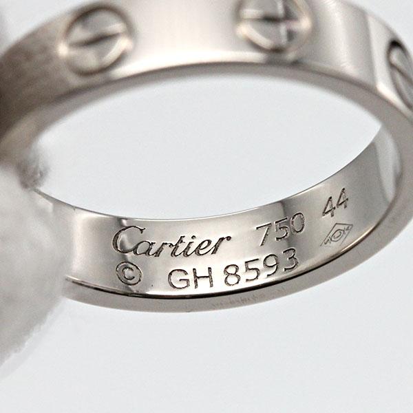 LOVE（Cartier） カルティエ Cartier ミニラブリング K18WG リング #44