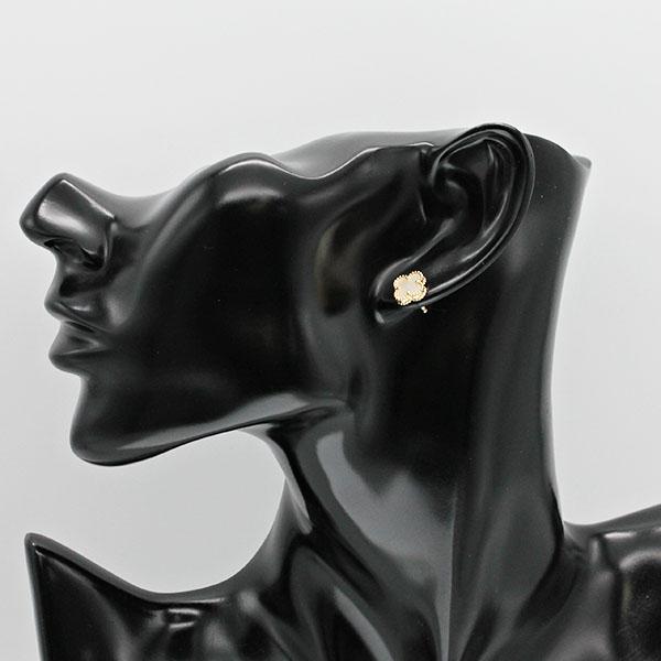 専用 ヴァンクリーフ&アーペル ピアス スウィートアルハンブラ シェル K18 アルハンブラ ヴァンクリーフ＆アーペル Van Cleef＆Arpels スウィート