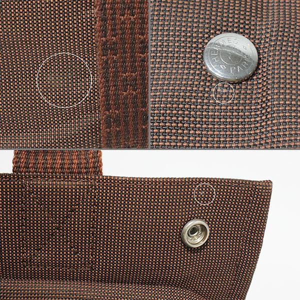 エルメス HERMES エールライン PM トートバッグ ナイロンキャンバス ブラウン 女性 レディース 男性 メンズ 誕生日 プレゼント ブランド | エールライン | 04