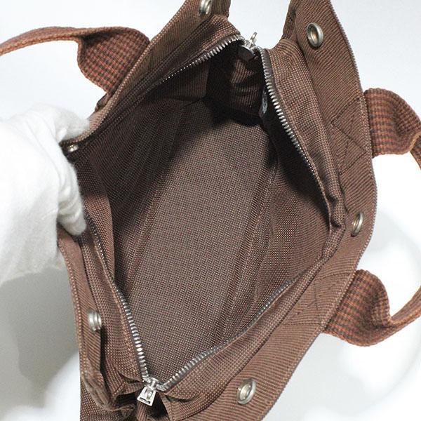 エールライン エルメス HERMES PM トートバッグ ナイロンキャンバス