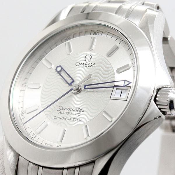 SEAMASTER オメガ OMEGA シーマスター120M シルバー文字盤 メンズ