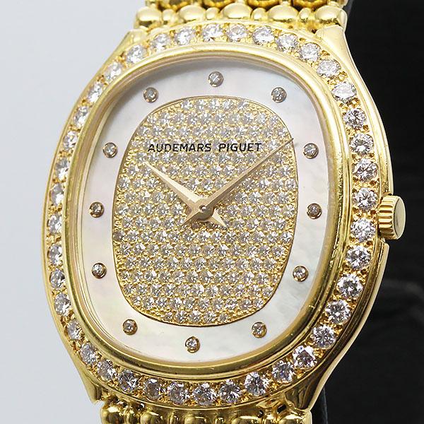 オーディマピゲ AUDEMARS PIGUET 金無垢 手巻き 美品 オーデマピゲ 金無垢 750YG 手巻き 腕時計 K18YG 18K