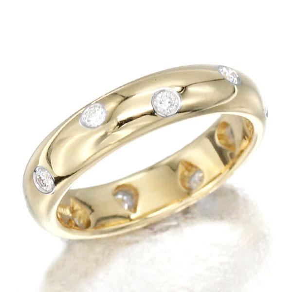 TIFFANY&Co.（ティファニー） ドッツ ダイヤモンド リング 9号 K18YG