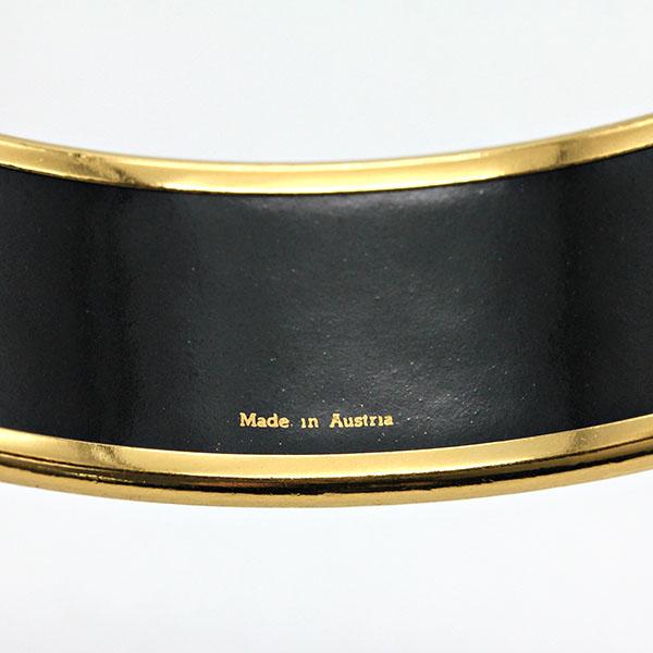 HERMES（エルメス） エマイユGM アヒルモチーフ バングル GP エナメル