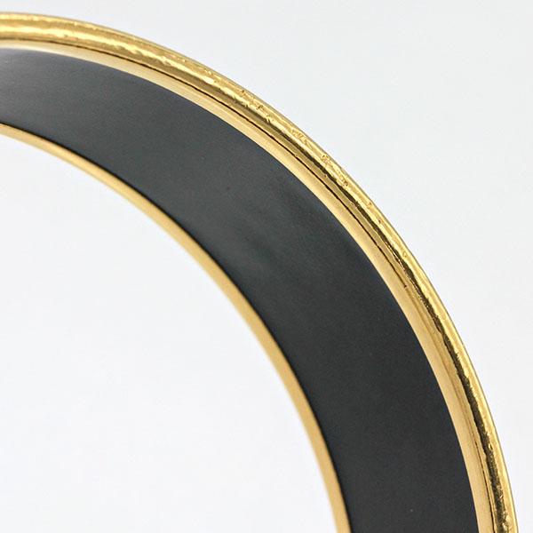 HERMES（エルメス） エマイユGM アヒルモチーフ バングル GP エナメル